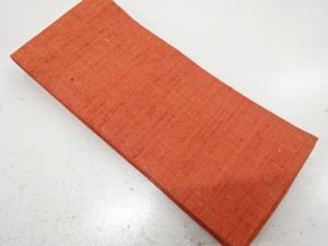 手織り紬　織柄　半幅帯